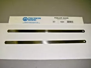 Precisione 19610 Ispezione .021" (.533mm) Manometro Feeler 1/2" x 12" x Qtà: 2 - Foto 1 di 1