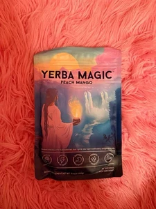 Magic Yerba Mate Instant Teepulver - Pfirsich Mango Geschmack - 30 Portionen - US LAGER - Bild 1 von 5