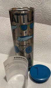 Vaso Starbucks Been There Series Seattle de acero inoxidable 16 oz ver descripción - Imagen 1 de 8