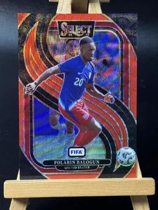 2024-25 Panini Select Prizm #196 Red Refractor USA Folarin Balogun 29/59 - Picture 1 of 3