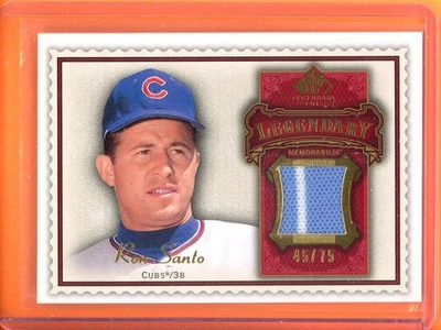 Ron Santo Legendary Memorabilia Red /75 2009 SP Legendary Cuts #LM-SA - Image 1 of 2