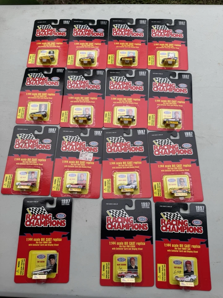 15 NIP 1997 Racing Champions 1:144 Scale Diecast NHRA Drag Racing Pro Stock Cars - Image 1 of 4