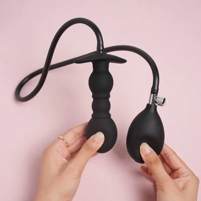 EXTRA-ENORME-INFLABLE-Masculino-Próstata-ANAL-SEXO-BUTT-PLUG-Consolador-Cuentas-HOMBRES-MUJERES-Sexo Foto 1 de 4