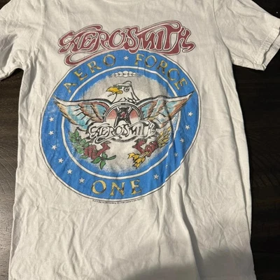 NEW REPRINT - Vtg Aerosmith Aero Force One Shirt Unisex Gift for Friends All Siz - Image 1 of 4