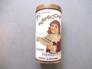 Contenitore di latta vuoto vintage Stefano Pernigotti ~ Italia 6,5 T x 3,5"D - Foto 1 di 6