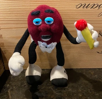 Peluche Applause 1988 DE COLECCIÓN PASAS CALIFORNIA Flexible Pasas 5" D3 Foto 1 de 2