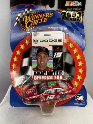 2003 NASCAR Winners Circle 15898 Jeremy Mayfield #19 2003 Preview Series 1:64  - Image 1 of 3