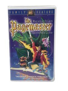The Pagemaster (VHS, 1995) Clamshell Case - Macaulay Culkin & Christopher Lloyd - Bild 1 von 10