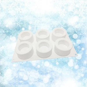 6 Cavity Cake Mold for Baking Pudding Shape Silicone Dessert Tools - Picture 1 of 11