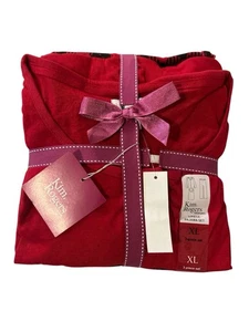 Kim Rogers 3 teiliges Pyjama Set Gr. XL Schleife Scen Red Me Christmas Cabin Cozy - Bild 1 von 6