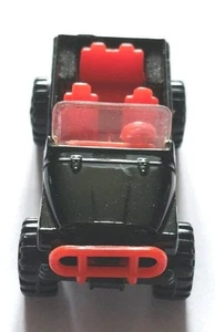Vintage 1985 Corgi 4x4 Jeep In Very Good Boxed Condition Jet Black & Orange - Picture 1 of 9