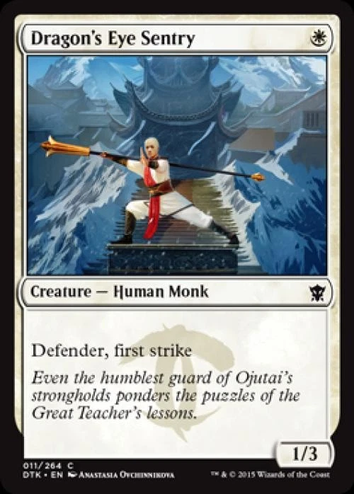Dragon's Eye Sentry -Foil Medium Play MTG Dragons of Tarkir - Image 1 of 1