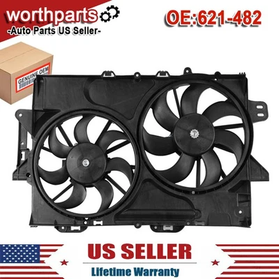 Radiator Cooling Fan for 2015 2016 2017 2018 - 2021 Ford Mustang 3.7L 5.0L 5.2L Foto 1 de 4