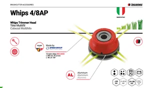 Tecomec Universal Mount Fixed-Line Trimmer Head for Efco Stihl Husqvarna Echo - Picture 1 of 5