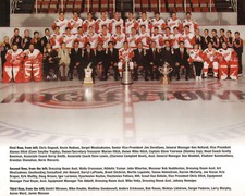 Detroit Red Wings 1997-98 Championship Team 8x10 photo