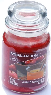 Apple Cinnamon Cider 19oz. Jar Candle American Home by Yankee Candle - Image 1 of 4
