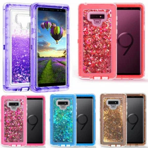 Funda protectora de doble capa con brillo líquido a prueba de golpes Defender para Samsung Note 9 - Imagen 1 de 11