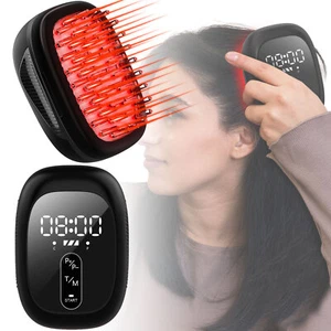 Laser Comb Hair Regrowth Thickening Treatment Infrared Hair Growth Brush Device - Picture 1 of 10