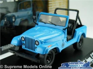 DHARMA JEEP CJ7 VERLORENES MODELLAUTO 1:43 MASSSTAB 1977 GRÜNES LICHT 86309 4X4 OFF ROAD K8Q - Bild 1 von 5