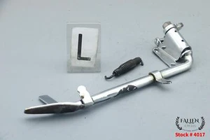 2004 Harley Road King Side Kick Jiffy Stand Leg + Mount Bracket CHROME - Picture 1 of 8