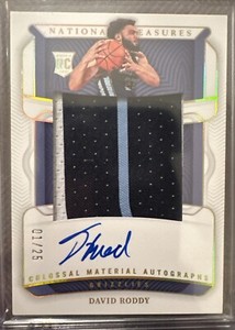 2022-23 National Treasures David Roddy Rookie Patch Auto RPA Colossal RC /25