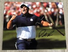 PATRICK REED CAPTAIN AMERICA SIGNED AUTOGRAPH RYDER CUP 8x10 PHOTO C w/PROOF