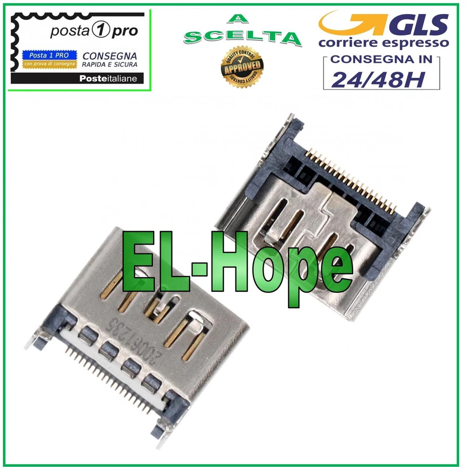 PORTA HDMI PER CONSOLE CONNETTORE PRESA SOCKET DI RICAMBIO PER PLAYSTATION 5 PS5