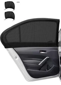2X Tenda da Sole Auto Universale Cieca Finestrino Posteriore Protezione UV Parasole per Bambini Bambino - Foto 1 di 11