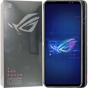 BNIB Asus Rog Phone 6 5G Black 256GB + 12GB Dual-SIM Factory Unlocked SIMFree