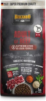1 kg Belcando Adult GF Beef Trockenfutter Hundefutter Getreidefrei - Bild 1 von 3