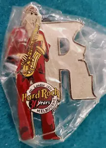 MELBOURNE EDGAR WINTER WHITE TRASH MUSICIAN SERIES LETTER Hard Rock Cafe PIN MIP - Imagen 1 de 1