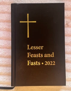 LESSER FEASTS AND FASTS * 2022 HC Gold-Embossed w/ Black Ribbon EPISCOPAL * NF!! - Picture 1 of 6