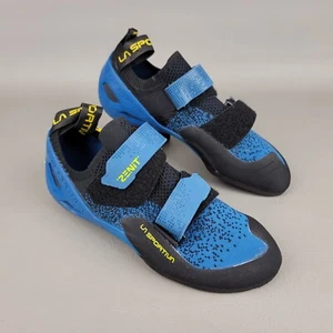 New La Sportiva Zenit Unisex Climbing Water Blue Black Shoes 41 40 39 38 - Picture 1 of 9