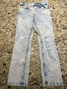 Great Shape!  Girls Indigo Rein Slim Fit Jeans - Size 8 Youth - Picture 1 of 16