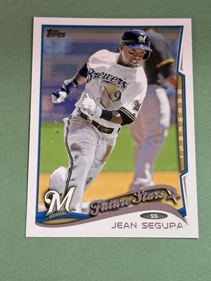 Jean Segura 2014 Topps Milwaukee Brewers #215 Z345 - Image 1 of 2