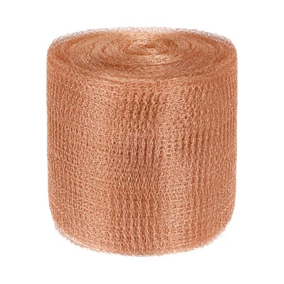 1-Pack Copper Mesh 5 Inch x 98.4ft, Copper Wool Rustproof Mesh Roll - Image 1 of 4