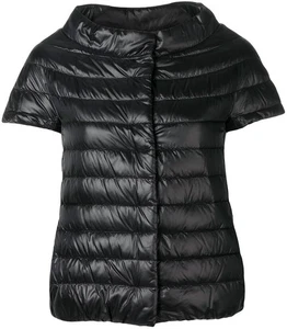 Herno Emilia short sleeve puffer jacket  38 IT- 2 US NEW $495 PI0110DIC 12017 - Picture 1 of 7