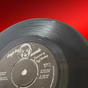 Devo - (I Can't Get Me No) Satisfaction - 7" Vinyl Single EX 1978 Stiff BOY 1 - Picture 1 of 10