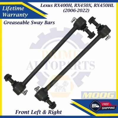 MOOG NUEVO Barras estabilizadoras delanteras para Lexus RX400H RX450H RX450H 2006-2022 guerra de por vida Foto 1 de 4