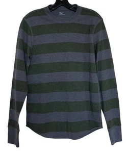 Camisa Térmica GAP De Colección Para Hombre Talla Pequeña Tejido Gofre Manga Larga Verde Púrpura - Imagen 1 de 5