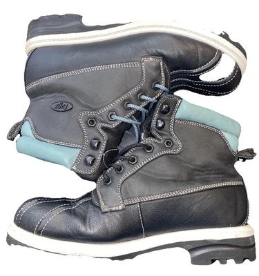 Botas de vestir informales Lugz Mallard WMALLGV-0100 negras sintéticas con cordones 9,5 Foto 1 de 4
