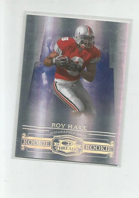 2007 DONRUSS THREADS SILVER HOLOFOIL #165 ROY HALL 073/100 - Image 1 of 2