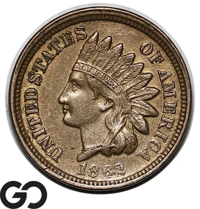 1862 Indian Head Cent Penny - Picture 1 of 3