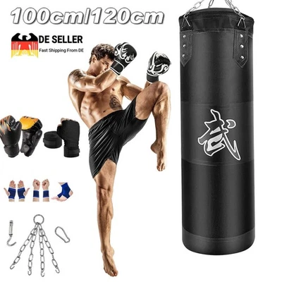 Boxsäcke für Erwachsene Hängender ungefüllt  schwere Boxsäcke Kickboxsack - Bild 1 von 4