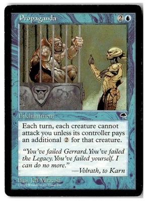 MTG Propaganda - Tempest Moderately Played English - Image 1 of 2