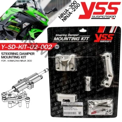 YSS 转向阻尼器 SD 安装套件适用于 NINJA-250 2018-2014 NINJA-300 2013-2016 — 第 1/4 张图片