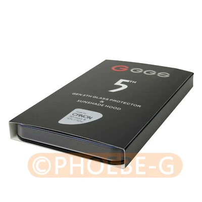 GGS 5th Glass LCD Screen Protector&Sunshade Hood for Canon 5D Mark III 5D3 5DSR - Image 1 of 4
