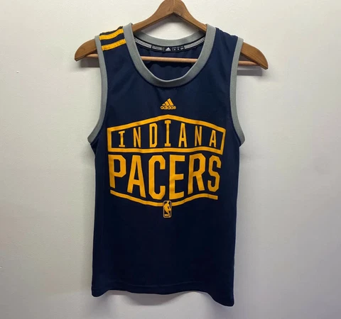Indiana Pacers Adidas 2014 Basketball Jersey Blank Small Alternate Tank Top Mens Cover