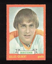 1973-74 GILLES GILBERT #74 ROOKIE NM OPC * Bruins GOALIE Star NHL Hockey Card RC