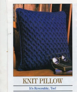 PILLOW KNITTING PATTERN - Picture 1 of 1